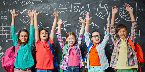 Children at school