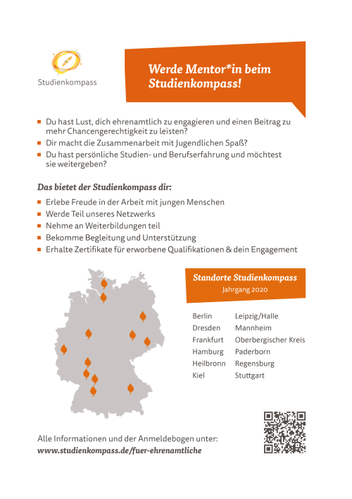 Studienkompass-mentor-in Gesucht